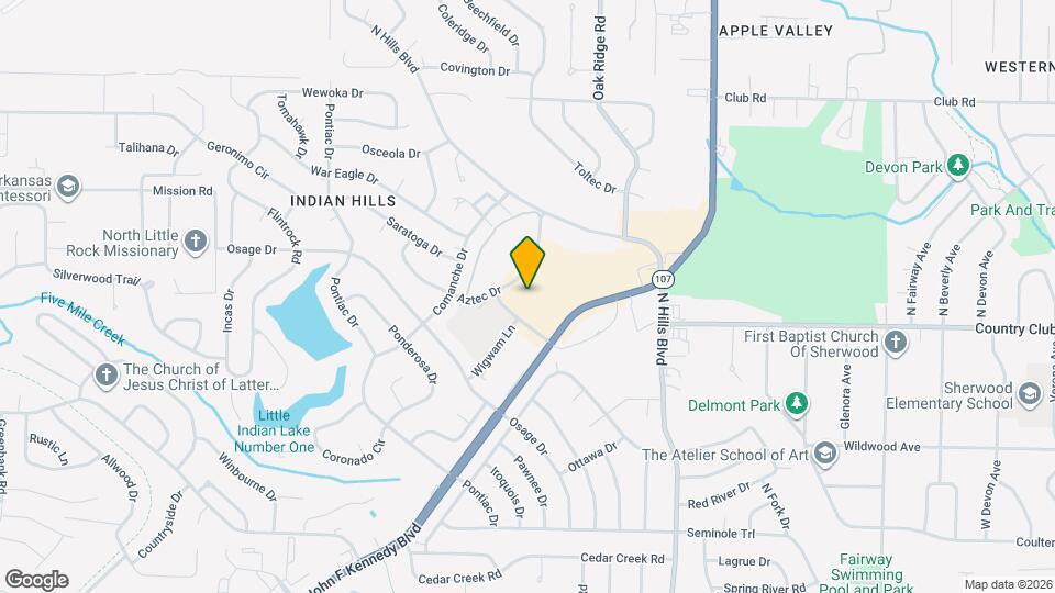 Indian Hills Apartments Map and Location Details