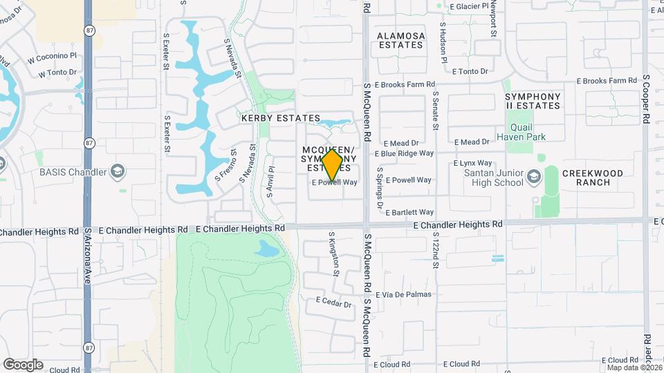 883 E Powell Way Map and Location Details