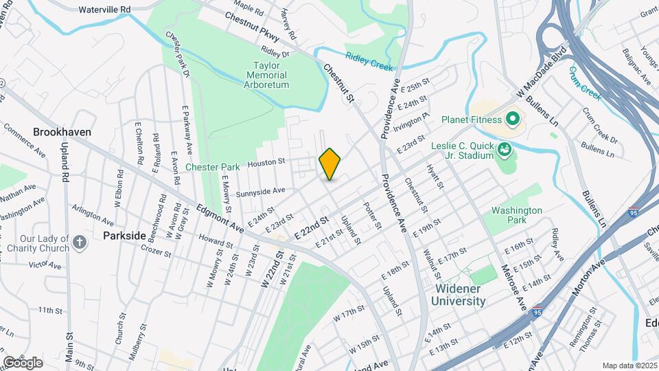 2309 Upland St Map and Location Details