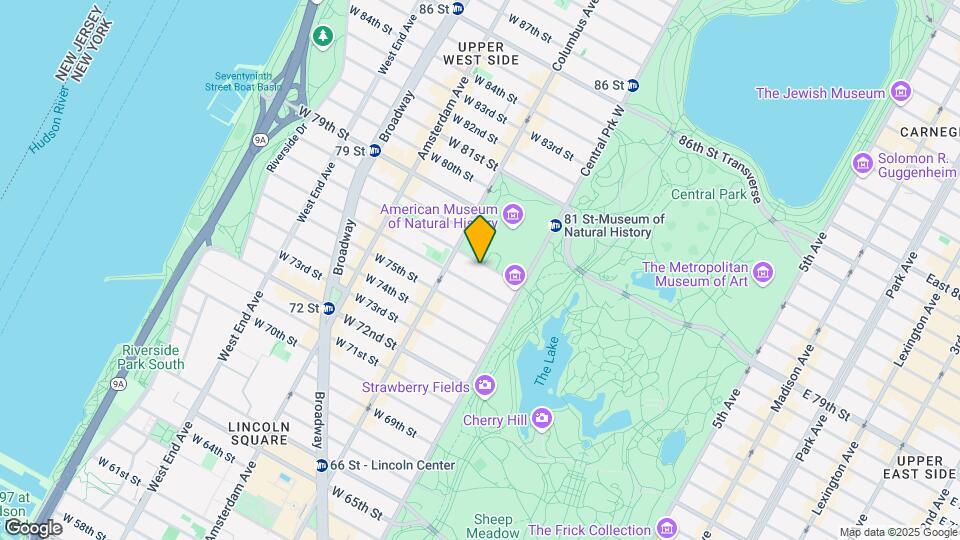 40 W 77th St Map and Location Details