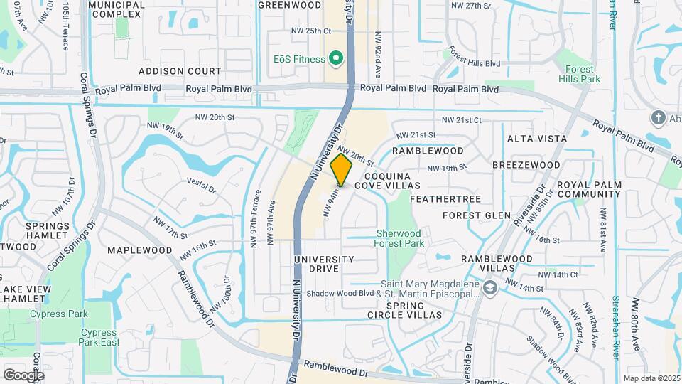 1833 NW 94th Ave Map and Location Details