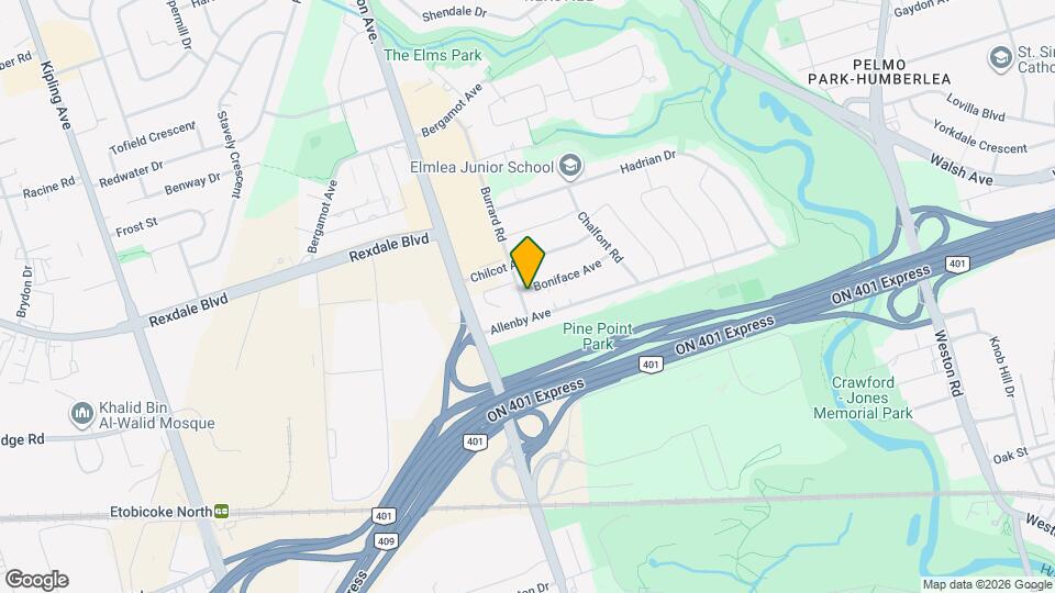 5 Burrard Rd Map and Location Details