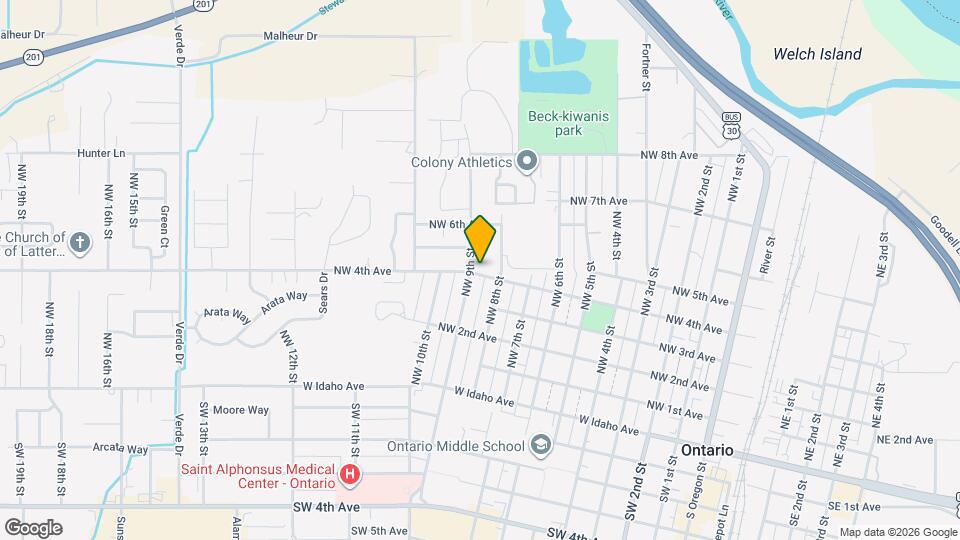 889 NW 4th Ave Map and Location Details