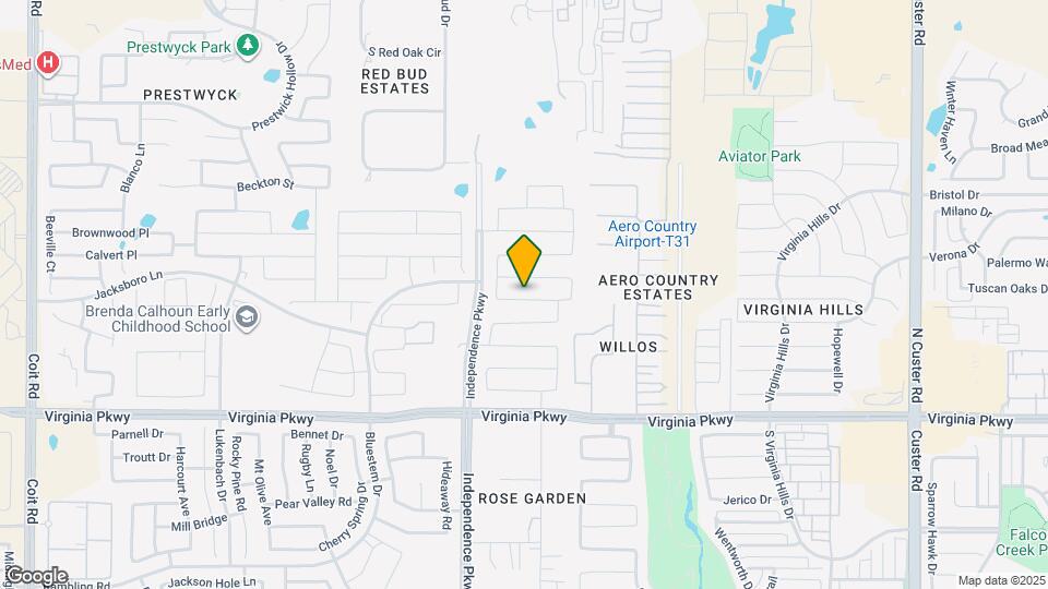 9904 Moccasin Creek Ln Map and Location Details