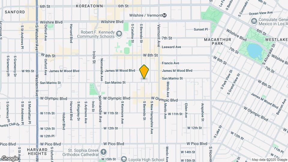 2973 San Marino St Map and Location Details