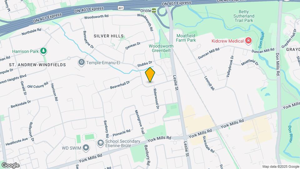 125 Bannatyne Dr Map and Location Details