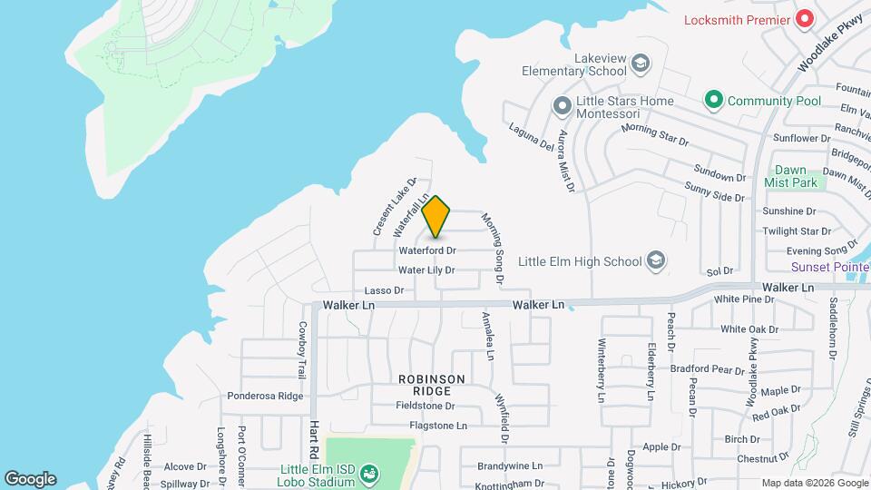 1409 Waterford Dr Map and Location Details