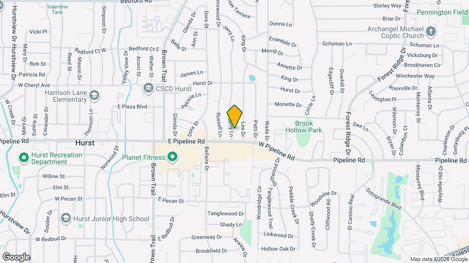 812 Jerry Ln Map and Location Details