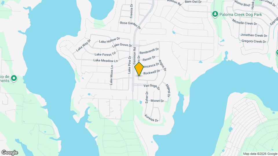 1301 Rousseau Dr Mapa y Detalles de la Ubicación