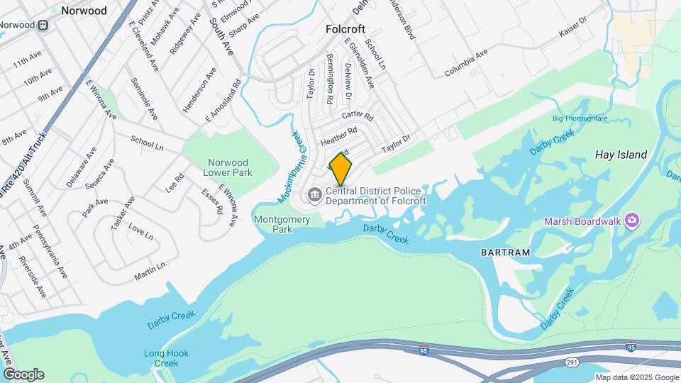 1032 Taylor Dr Map and Location Details