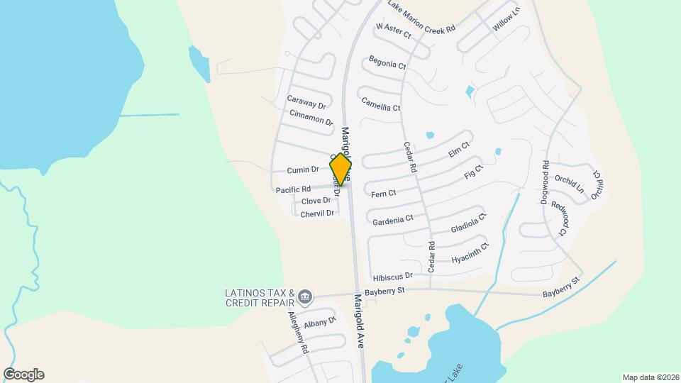 1352 Coriander Dr Map and Location Details