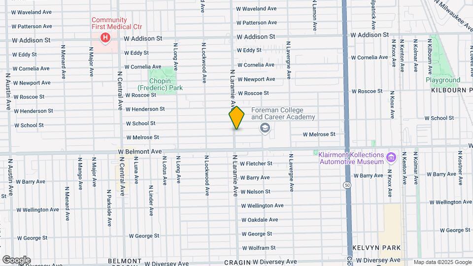5156 W Melrose St Map and Location Details