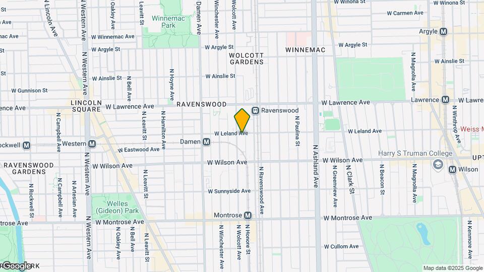 4651-4653 N Wolcott Ave Map and Location Details
