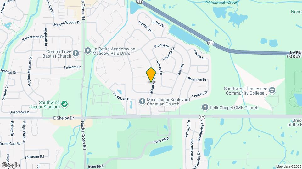4549 Meadow Cliff Dr Map and Location Details
