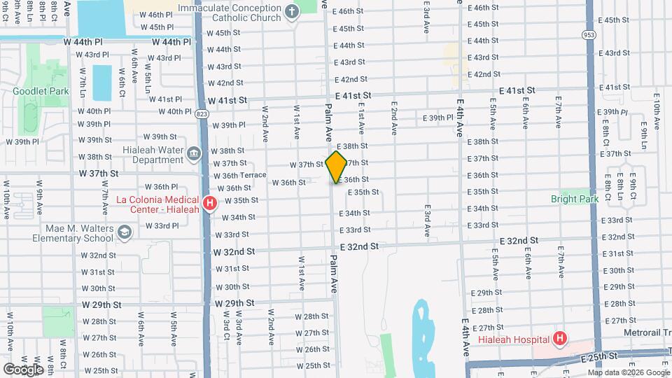 3551 Palm Ave Map and Location Details