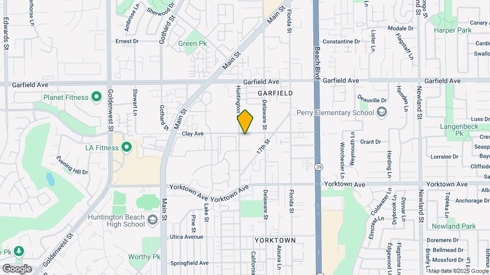 Huntington Clay Apartments Map and Location Details