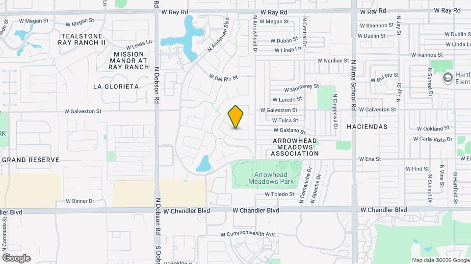 1601 W Oakland St Map and Location Details