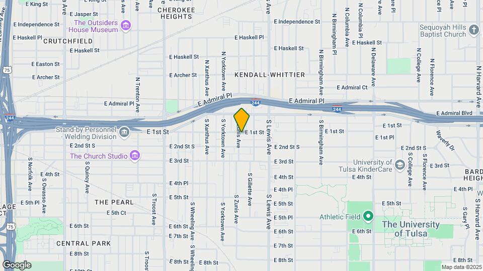 103 S Zunis Ave Map and Location Details
