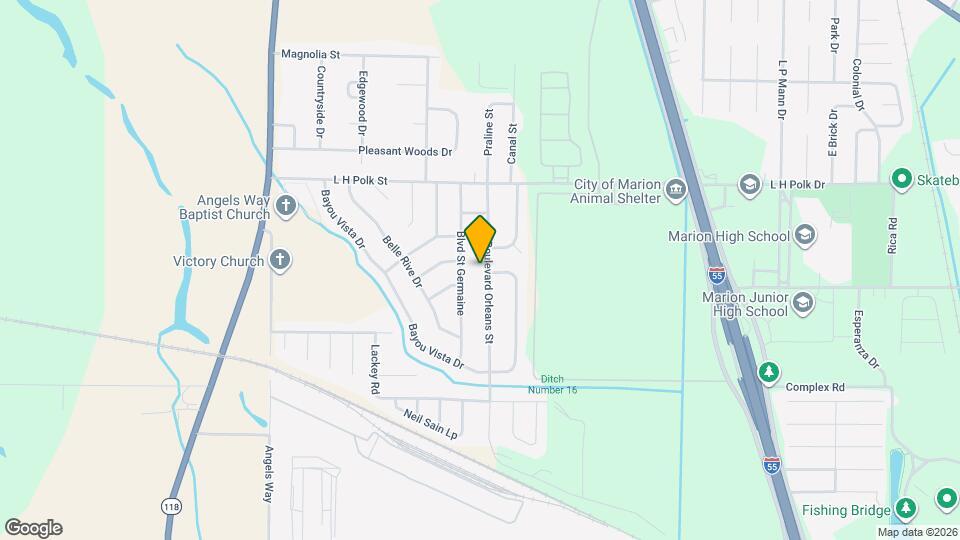 826 Boulevard Orleans St Map and Location Details