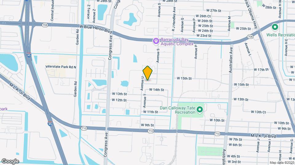 1658 W 15th St Map and Location Details