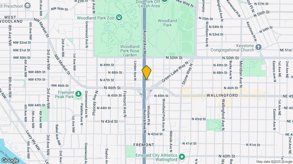 907 N 47th St Map and Location Details
