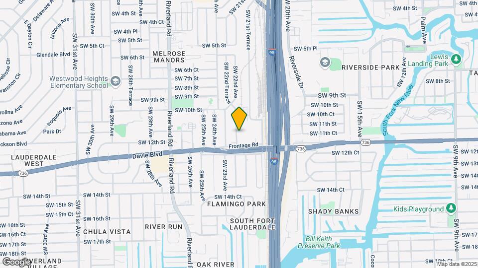 1108 SW 22nd Ave Map and Location Details