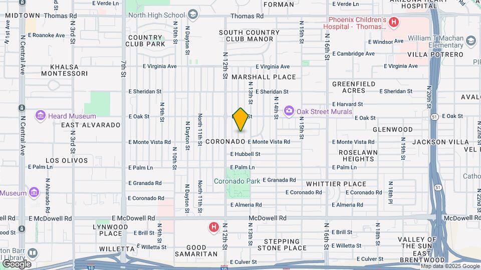 2209 N Edgemere St Map and Location Details