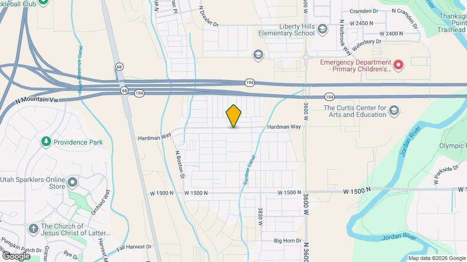 3956 W 1850 N Map and Location Details