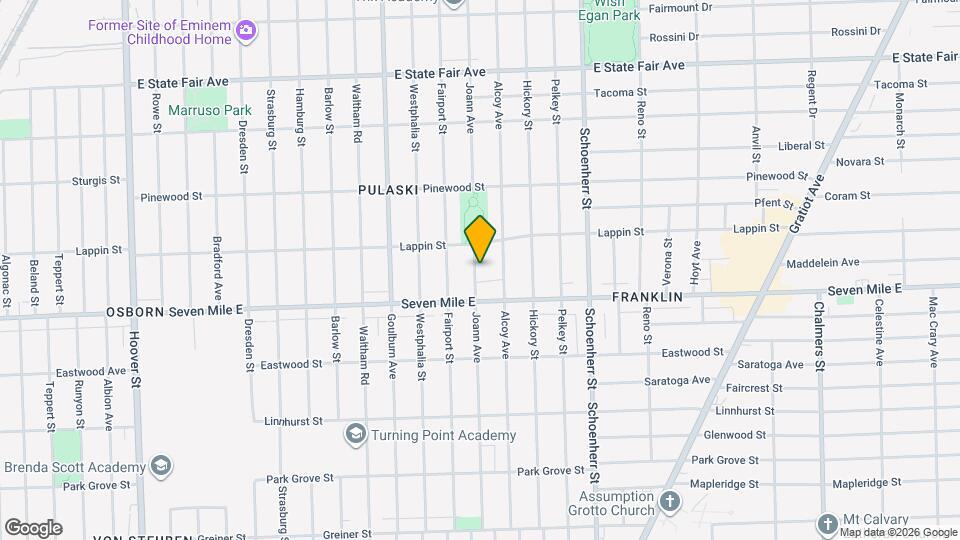 19170 Joann Ave Map and Location Details