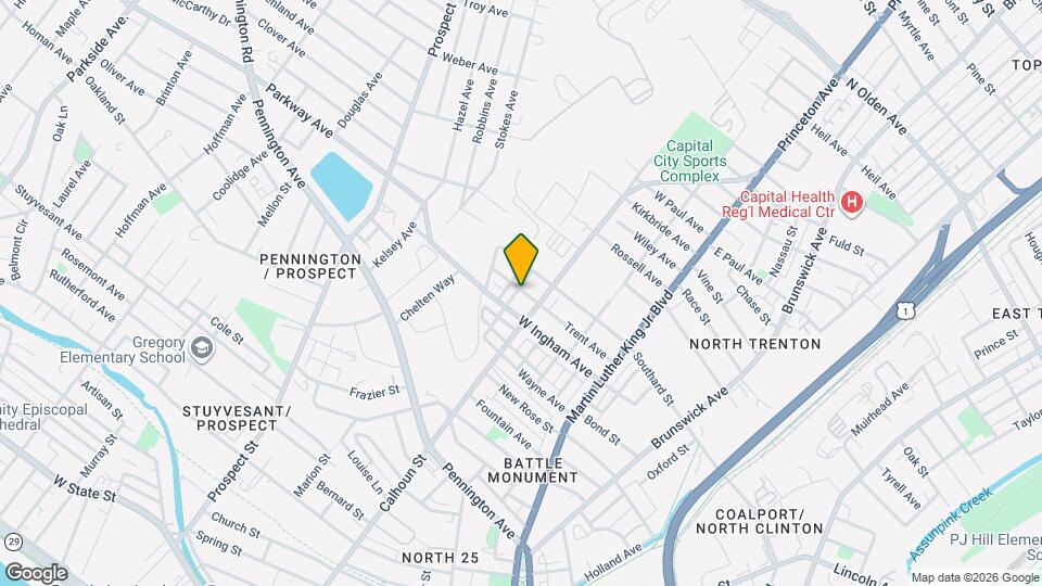 24 Trent Ave Map and Location Details