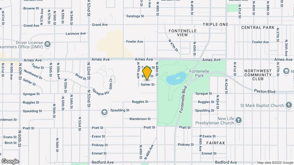 4826 Sahler St Map and Location Details