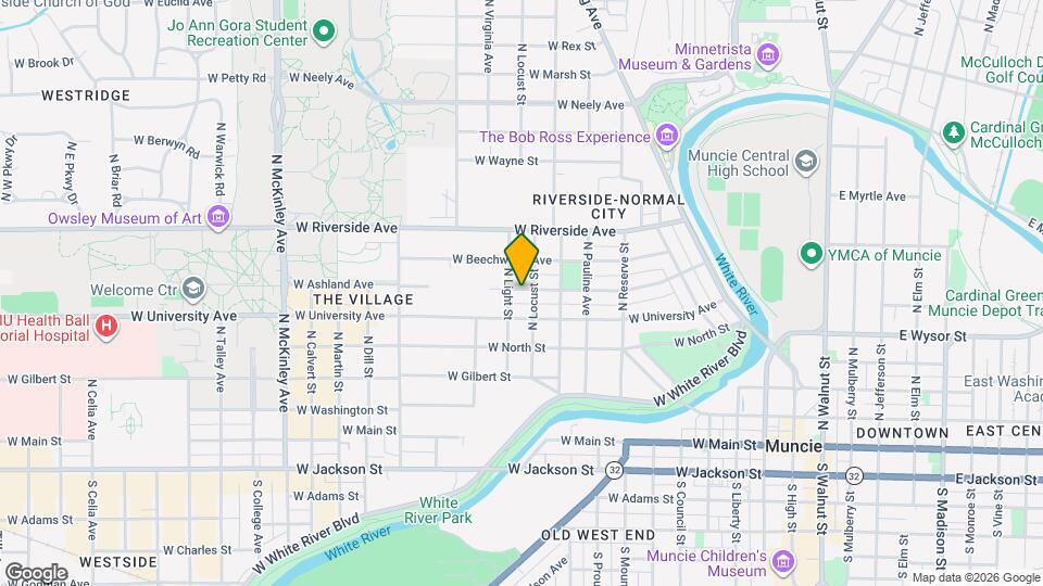 1109 W Ashland Ave Mapa y Detalles de la Ubicación