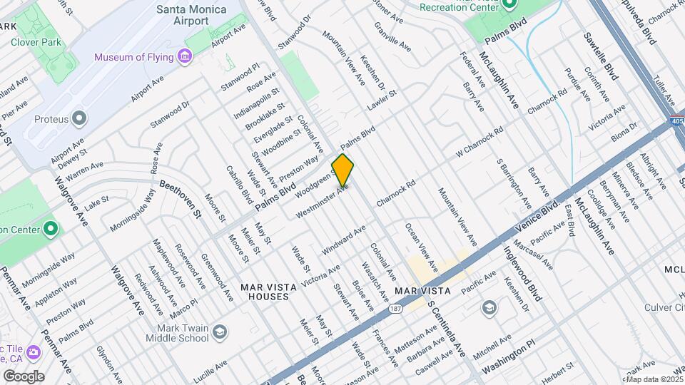 3554 Colonial Ave, Unit Small guesthouse Map and Location Details