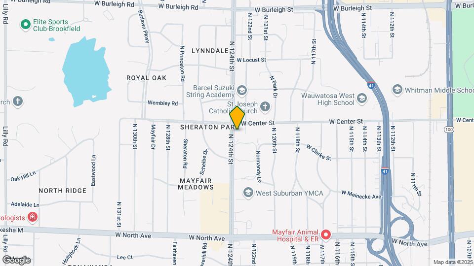 2654 N 124th St Map and Location Details