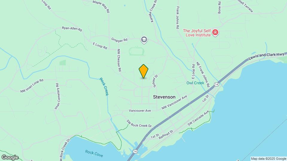 210 NW Roosevelt St Map and Location Details