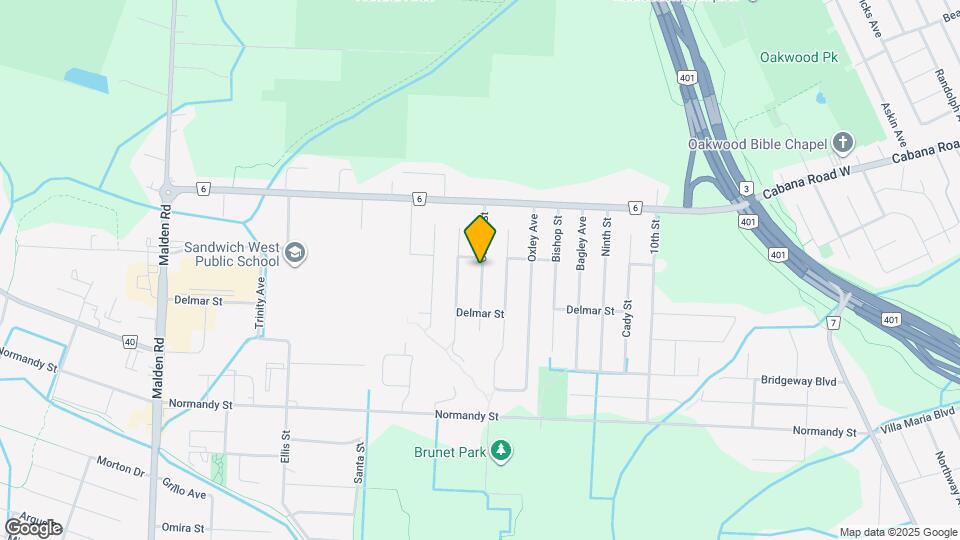 5815 Canada St Map and Location Details