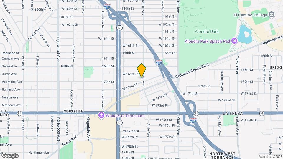 4205 W 170th St, Unit 1/2 Map and Location Details