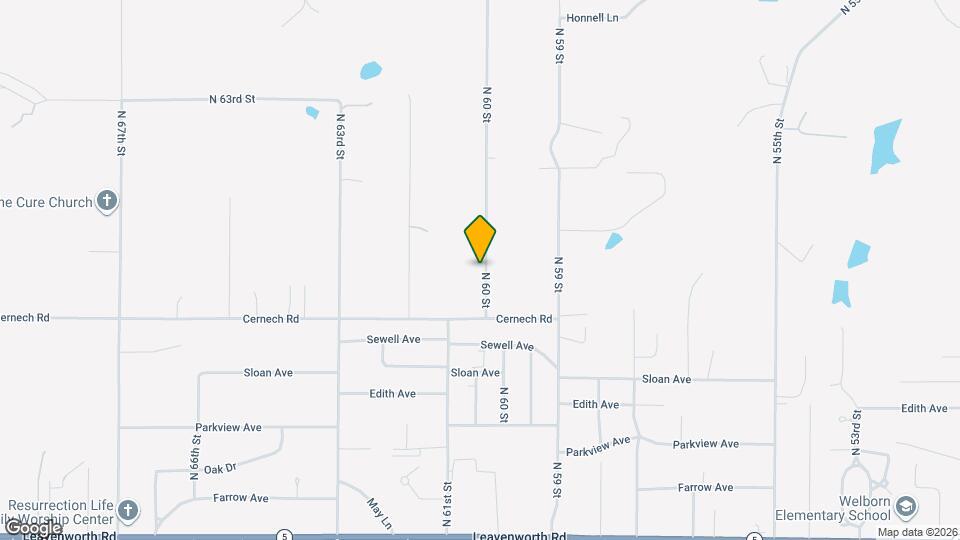 3542 N 60 St Map and Location Details