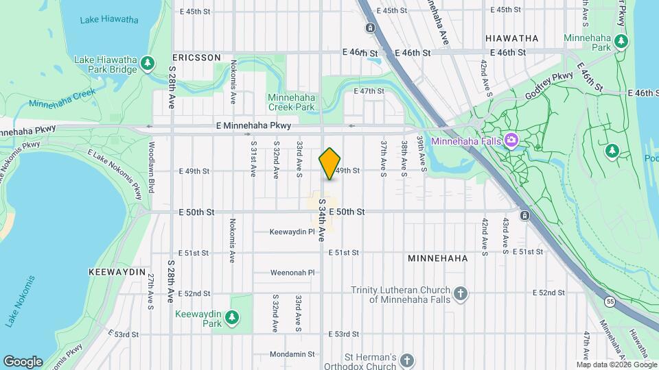 4919 S 34th Ave Map and Location Details