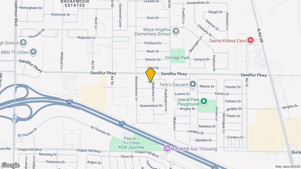 5508 Bakerloo Ln Map and Location Details