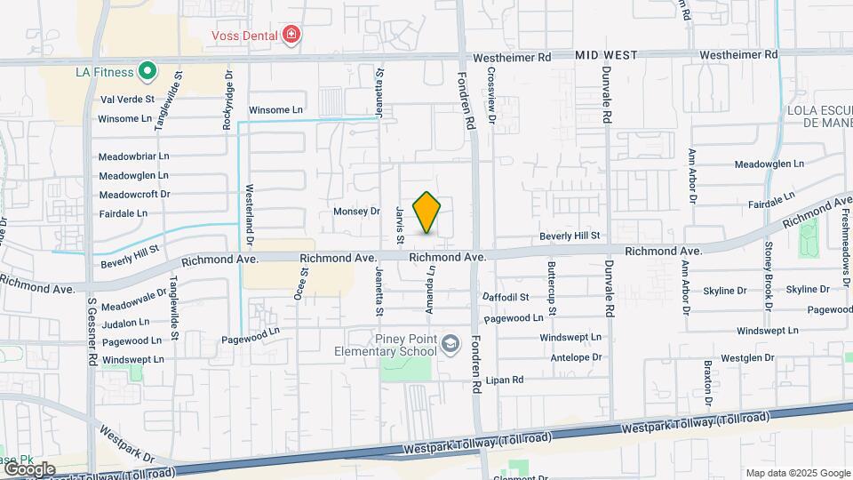 9007 Beverly Hill St Map and Location Details