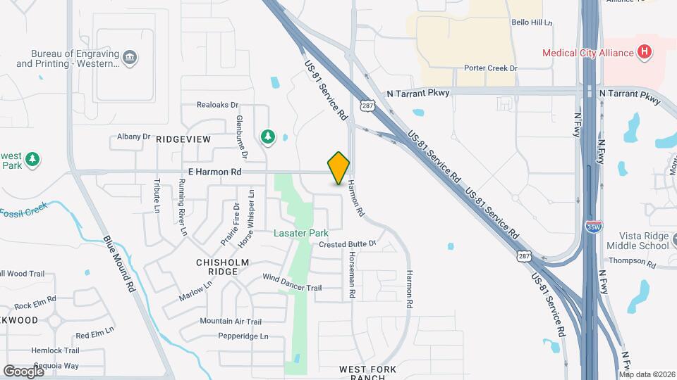 1813 Desperado Rd Map and Location Details