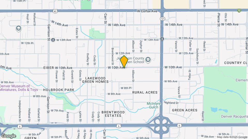 8130 W 10th Ave Mapa y Detalles de la Ubicación