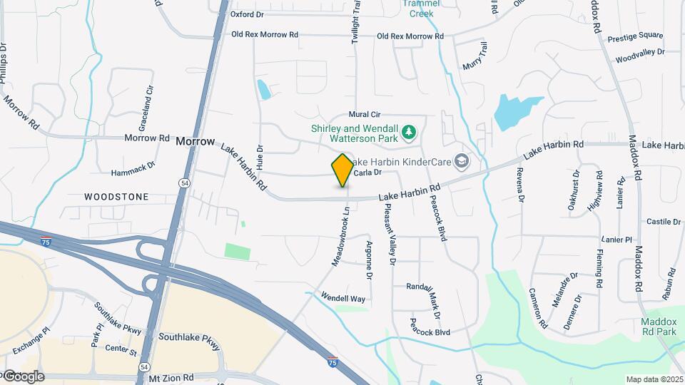 1822 Lake Harbin Rd Mapa y Detalles de la Ubicación