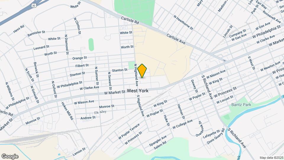 1336 W Philadelphia St Map and Location Details
