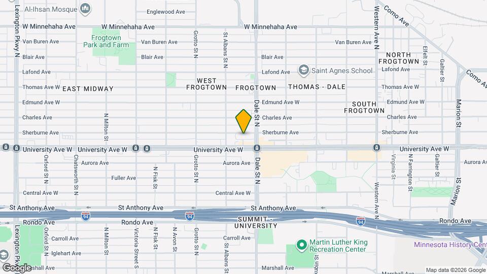 642 Sherburne Ave Map and Location Details