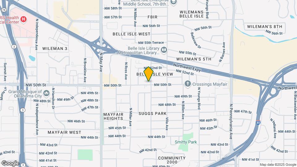 2603 NW 50th St Map and Location Details