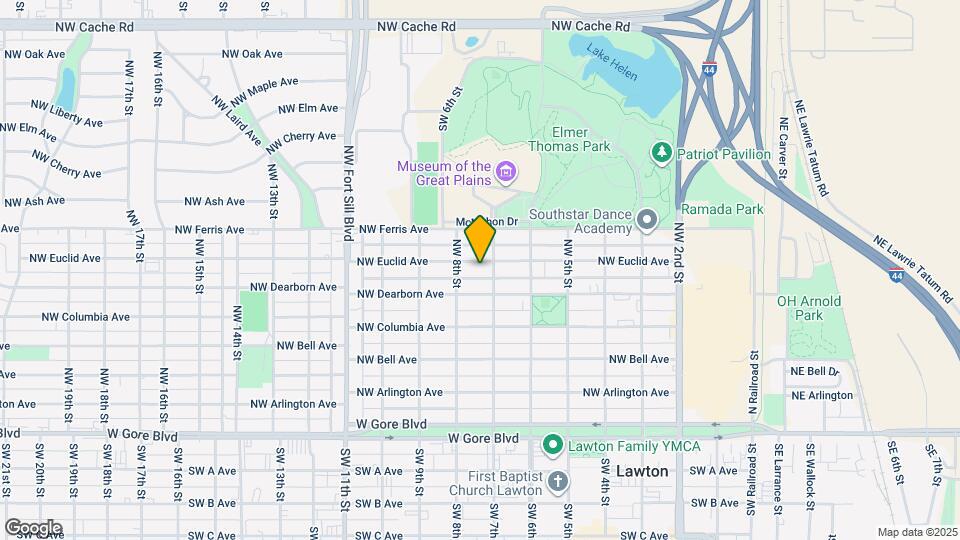 706 NW Euclid Ave Map and Location Details