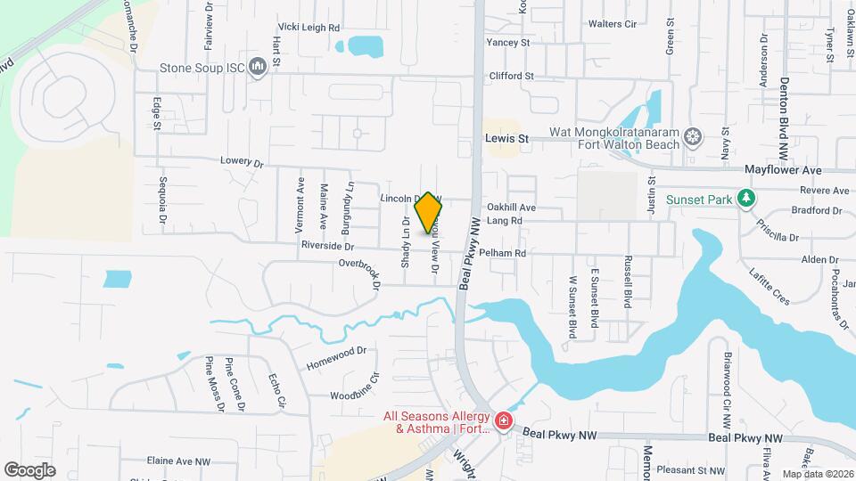 199 Bayou View Dr Map and Location Details