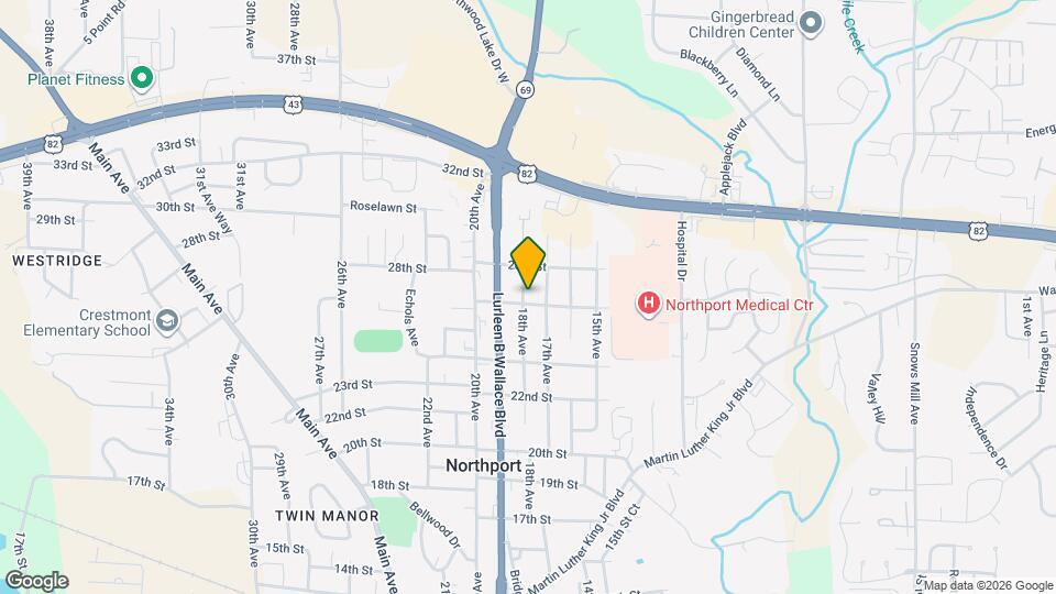 2705 18th Ave Map and Location Details